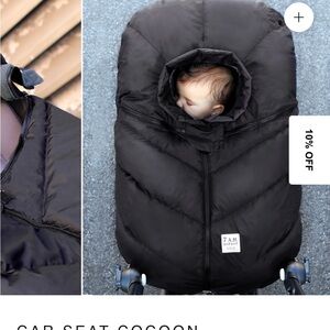 Black Car Seat Cocoon